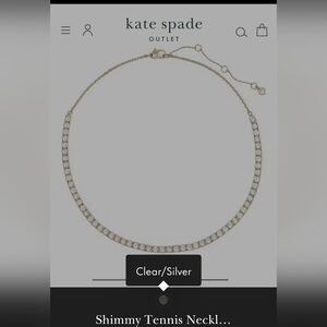 Kate spade tennis necklace